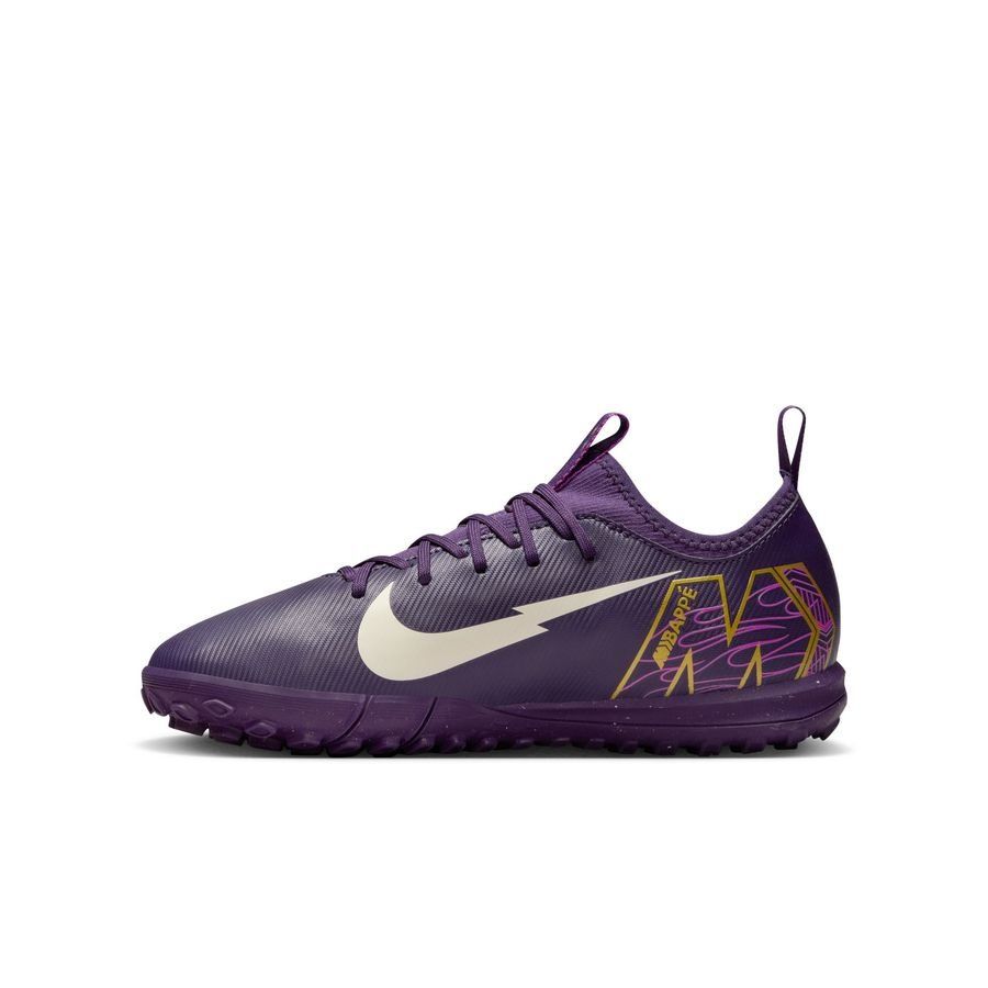 Nike Air Zoom Mercurial Vapor 16 Academy TF Mbappé Personal Edition - Violet/Blanc Enfant