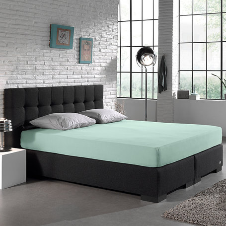 HC Dubbel Jersey Hoeslaken - Pastel Blauw