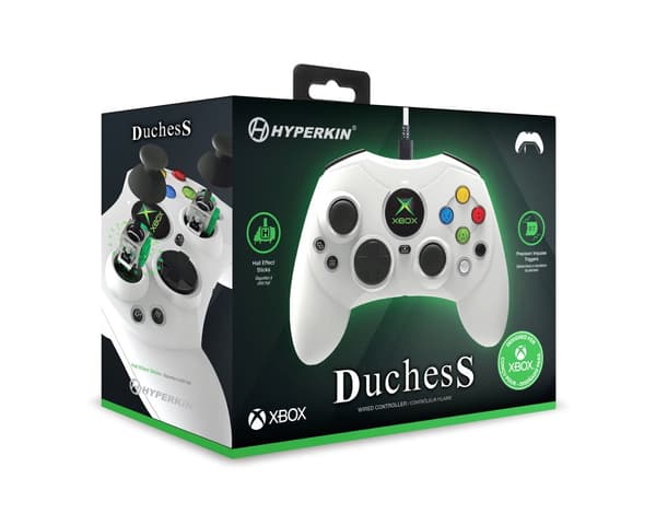 DuchesS Kontroller Xbox & PC - Hvit