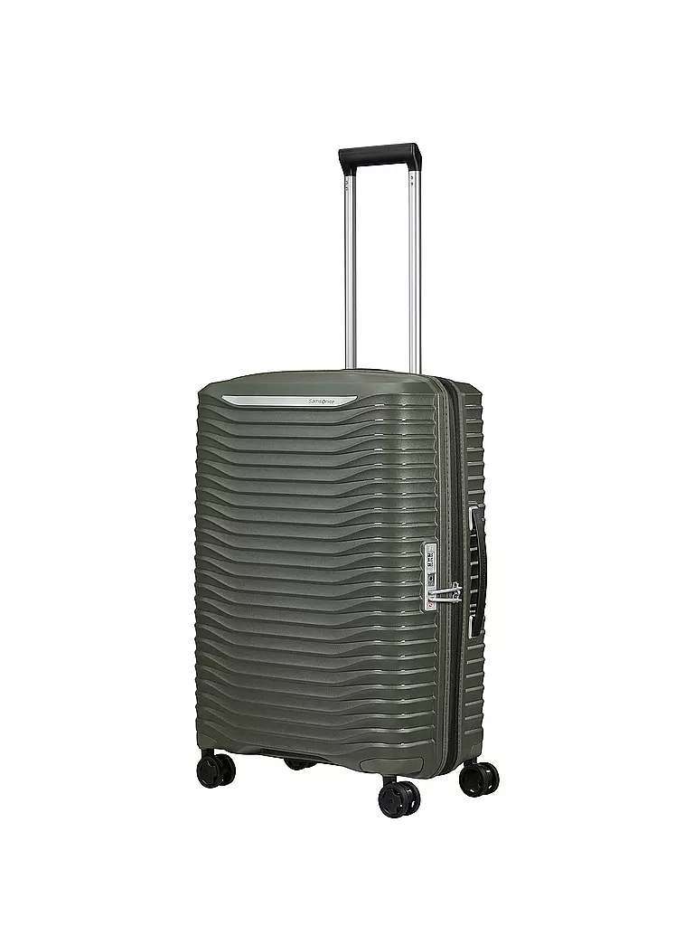 SAMSONITE Trolley Upscape Spinner 68 Erweiterbar Climbing Ivy dunkelgrün