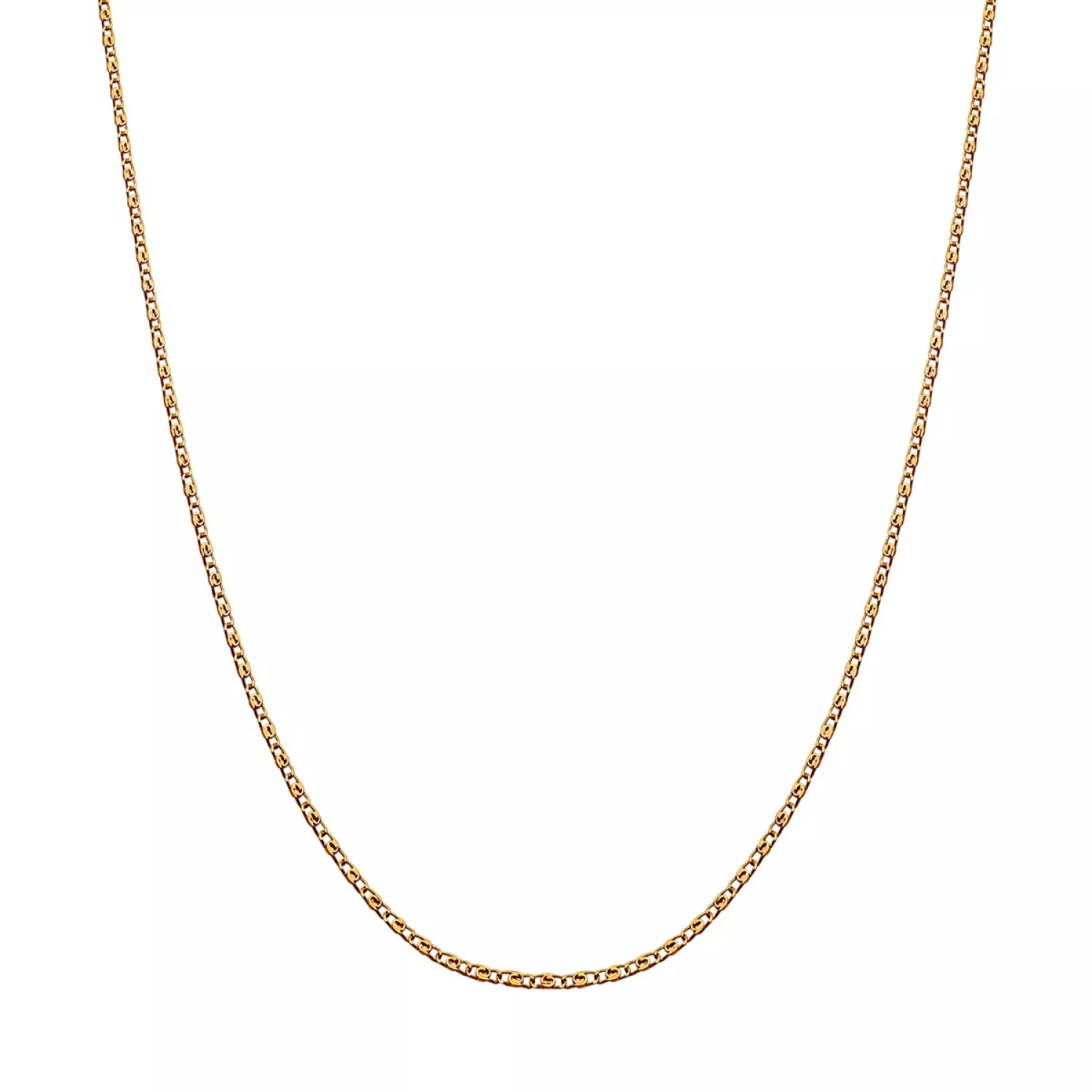Maanesten Eva Choker Halskæde 18 kt. Forgyldt Sølv 2550a