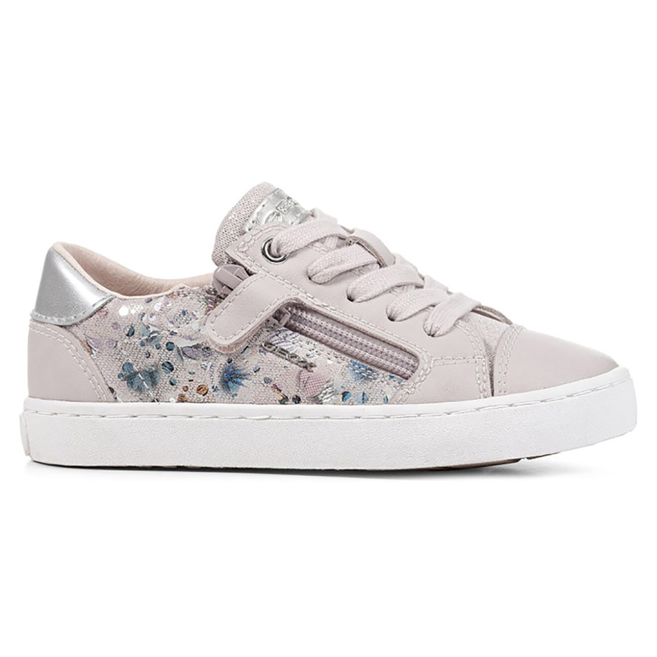 Geox Baskets en Cuir Kilwi rose pâle