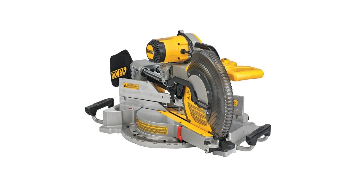 DEWALTPaneelzaag DWS 780 afkort- en verstekzaag  (Geel, 1.675 Watt)