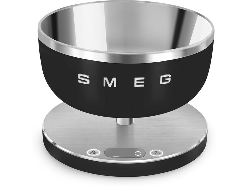 SMEG Küchenwaage KSC01 WhMWW Schwarz Küchenwaage aus Edelstahl