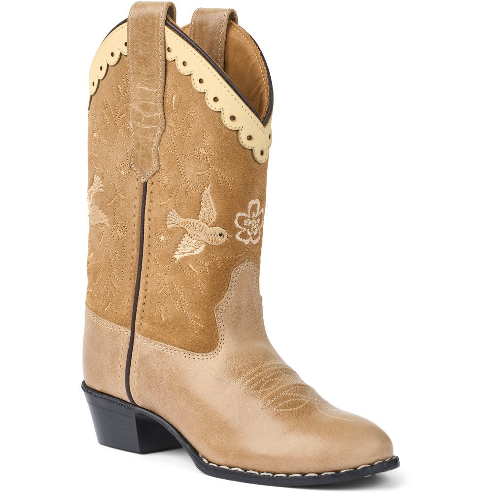 Køb COPENHAGEN COLORS Beige Suede Limited Cowboy Støvler High
