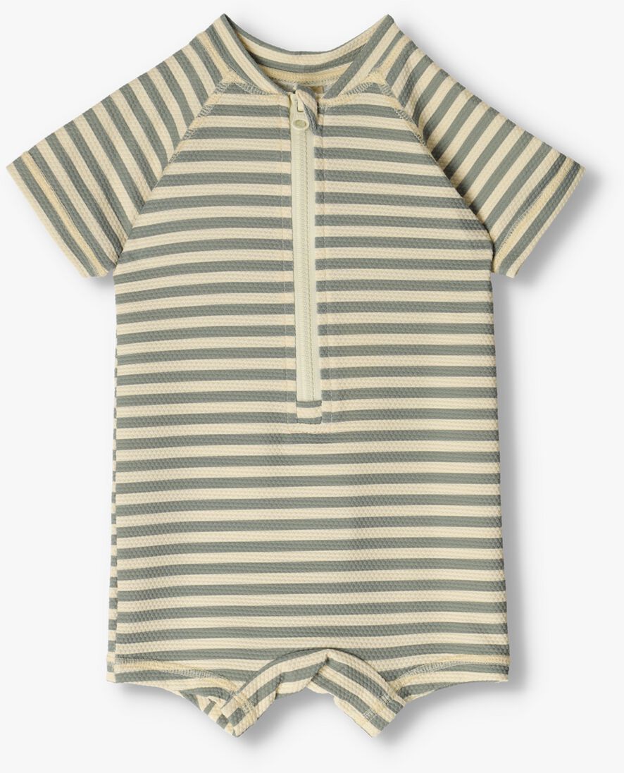 QUINCY MAE groene quincy mae  boys zip rashguard