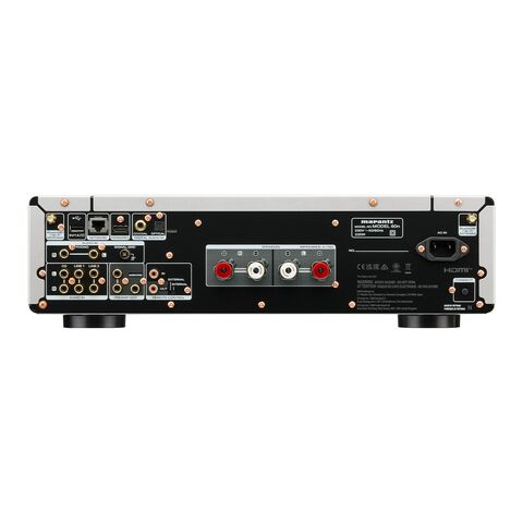 De Marantz MODEL 60n – exclusieve streaming hi-fi stereo versterker Zilver