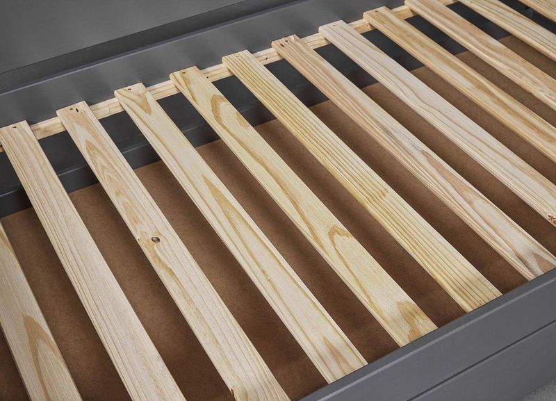 Dream The Future - Uitschuifbed - Antraciet - 90 x 200 cm - 100% Melaminecoating