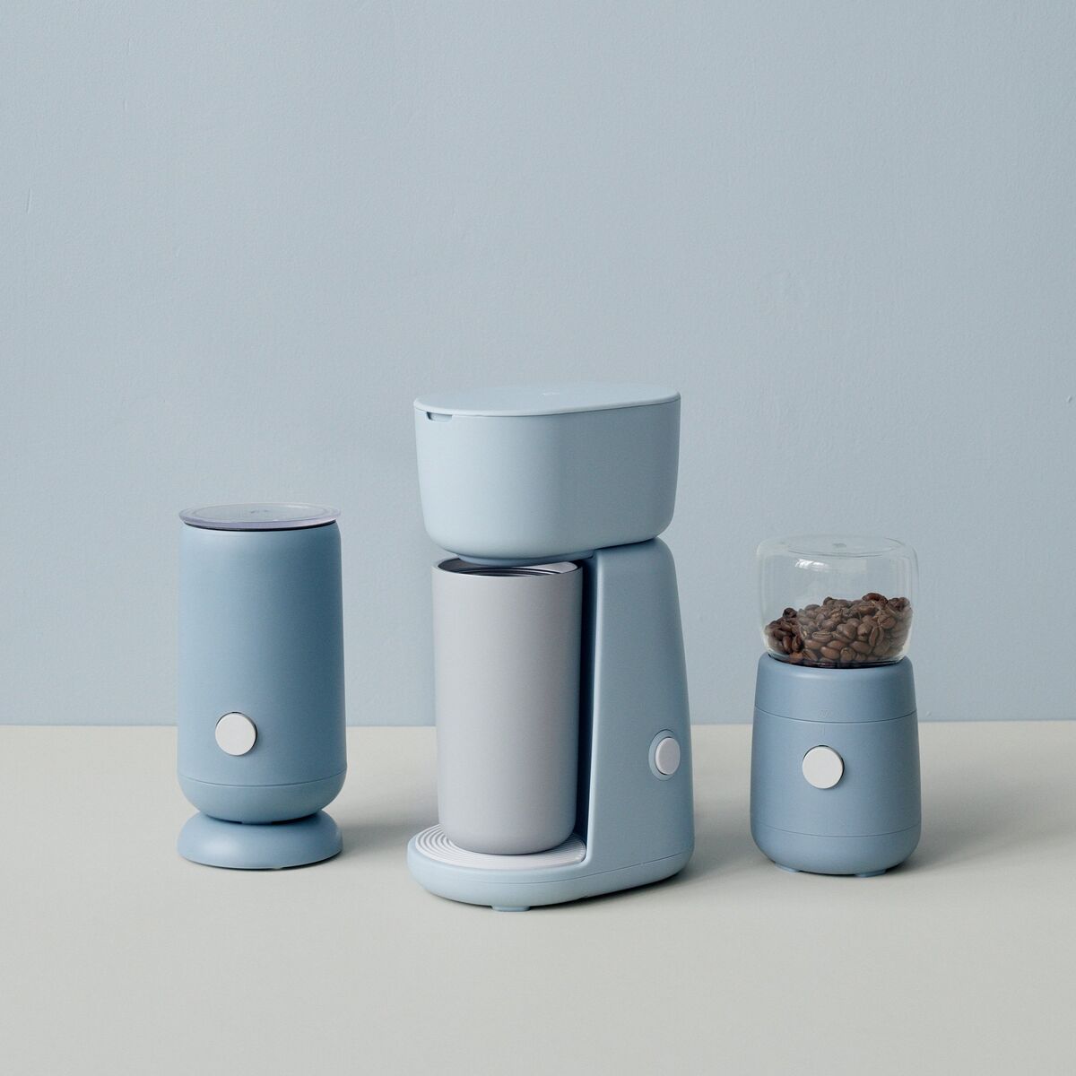Foodie Single Cup Kaffebrygger, Light Blue