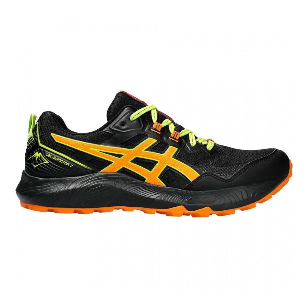 Asics GEL-SONOMA 7 - Chaussures de trail Homme black/bright orange