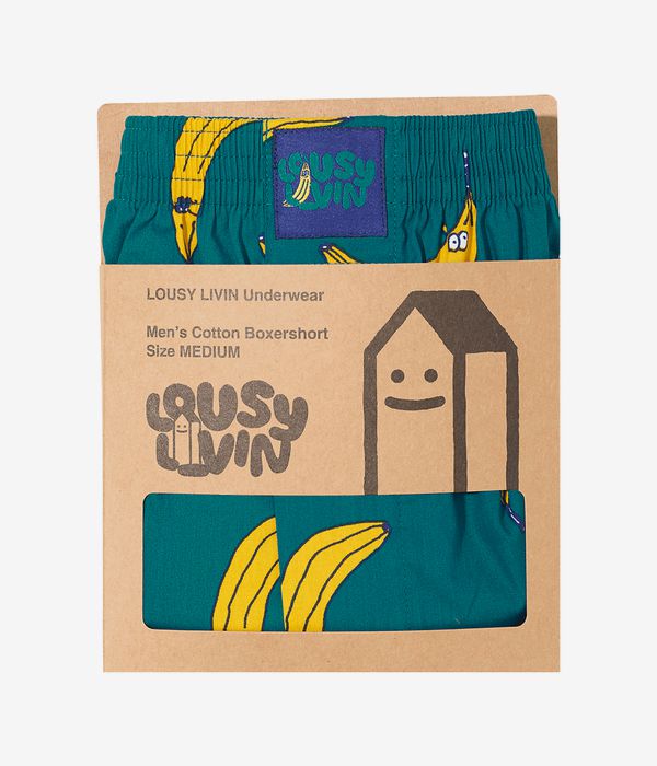Lousy Livin Bananas Boxershorts (ocean)