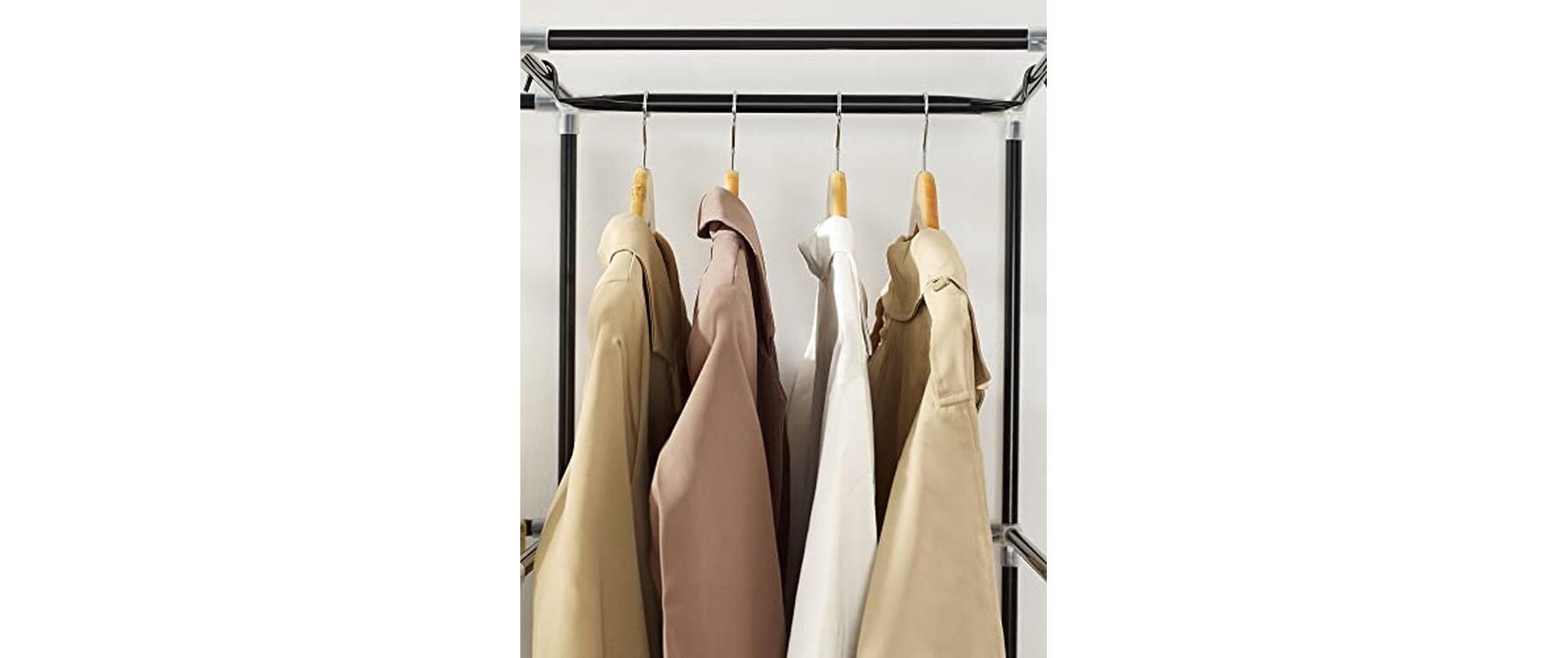 Regal mit Rolltür 88 x 45 x 170 cm, SchwarzStoffschrank