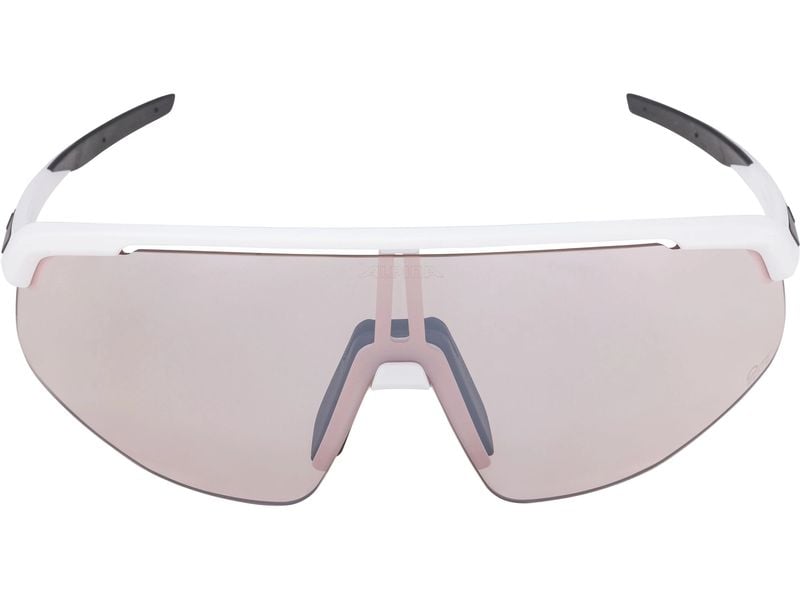 alpina Sportbrille Turbo Pro Q-Lite - Weiss matt Velobrille Cat.1