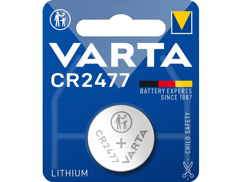 Varta Knopfzelle CR2477 , 1 Stück Typ CR2477, 1 Stück