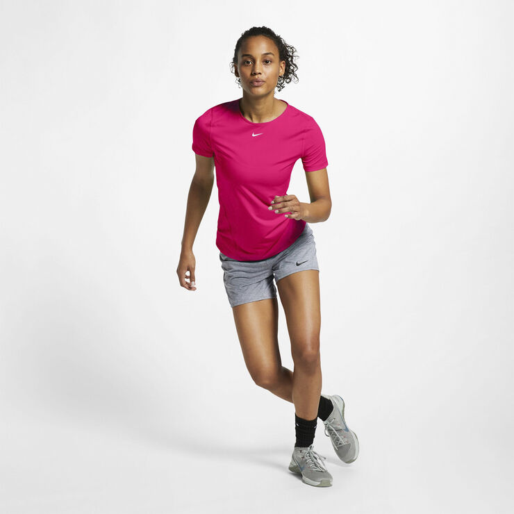 Nike Pro Mesh T-shirt Pink