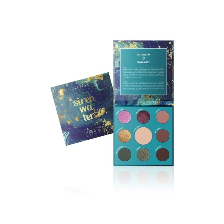 Claresa Siren Water Lidschatten-Palette 11,8 g