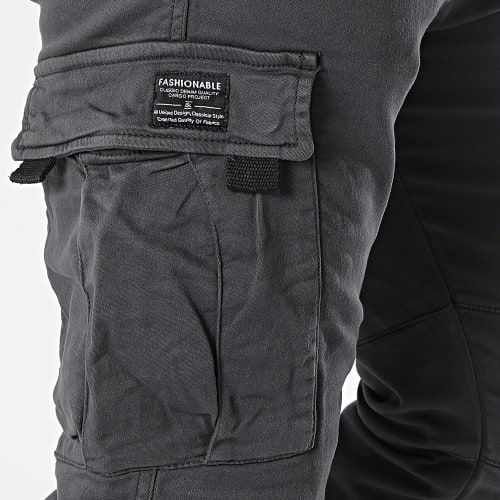 Pantalon Cargo Gris Anthracite