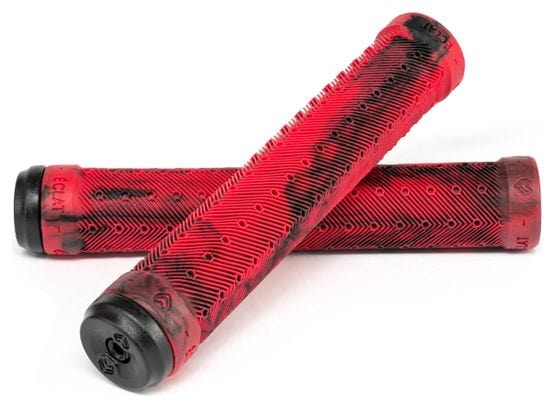 Paire de Grips Eclat Octa Noir/Rouge