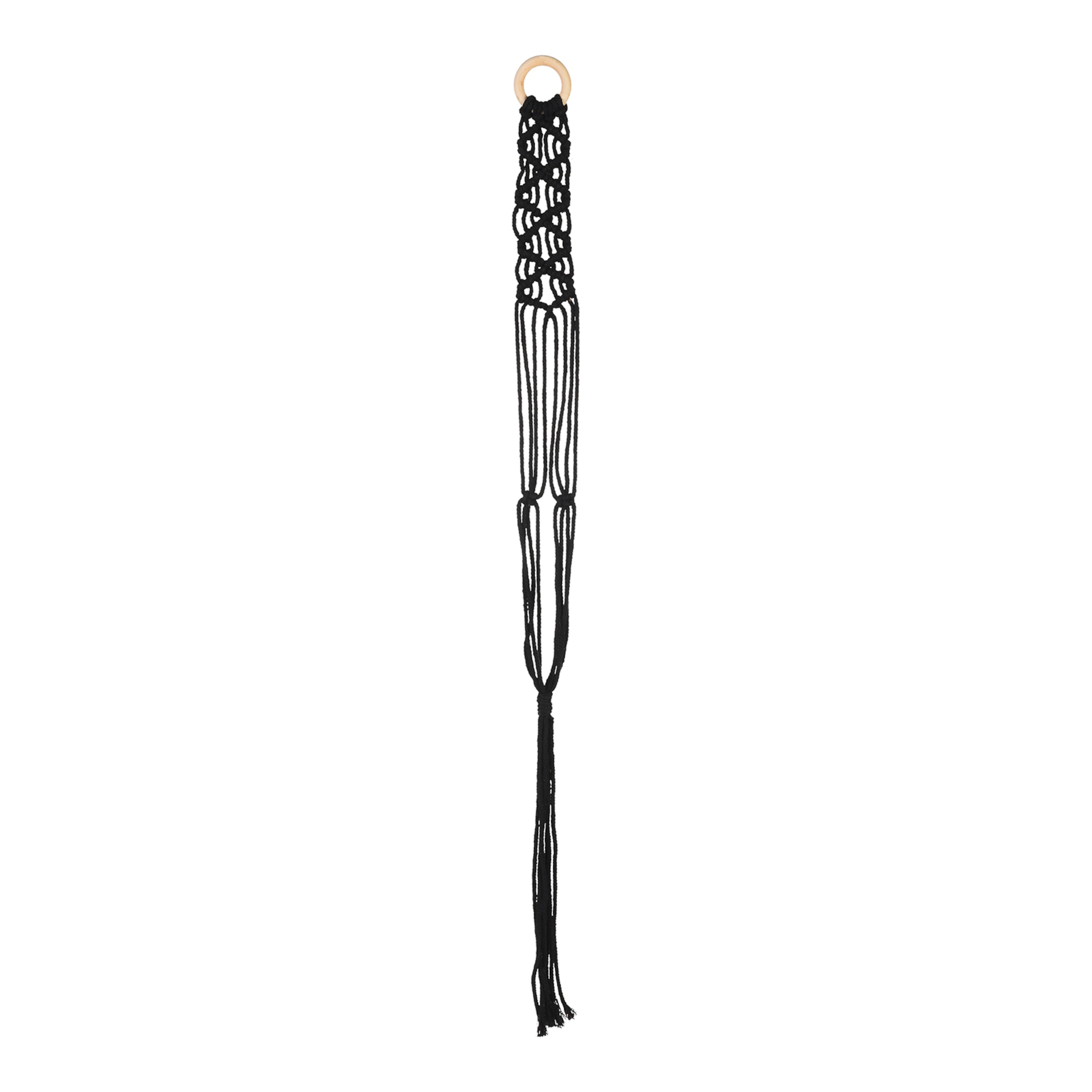 schwarz, B 5 x H 90 x T 1 cm