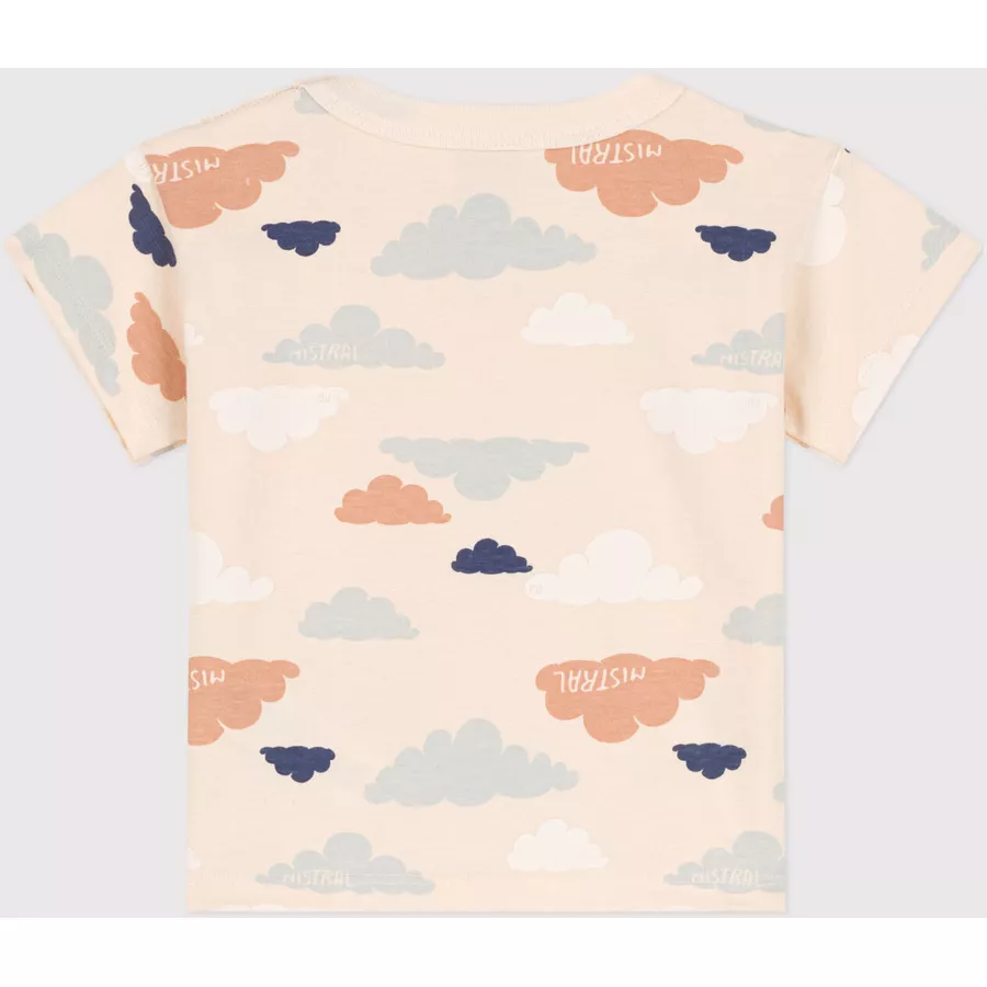 Petit Bateau T-Shirt Weiß Avalanche
