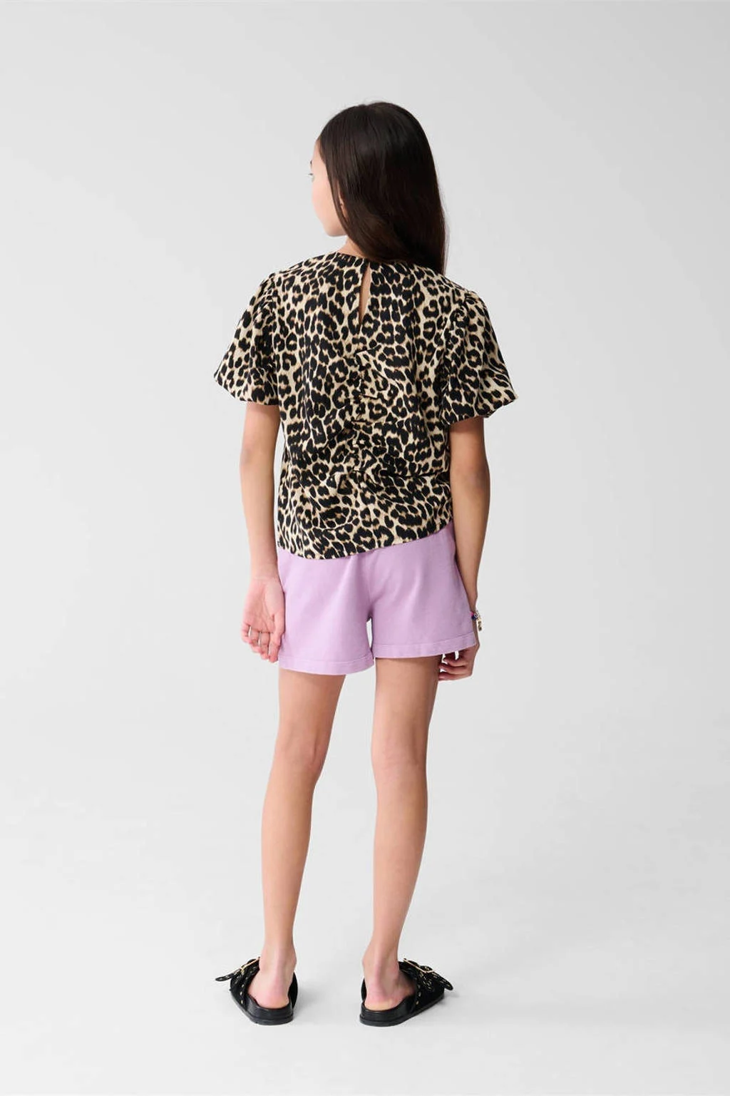 Shoeby T-shirt bruin/beige/zwart