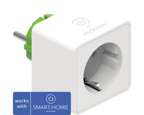 myStrom WiFi Switch Plug Adapter voor het meten en analyseren van het elektriciteitsverbruik, geschikt voor mini-PV-systemen - Compatibel met SMART HOME van hornbach