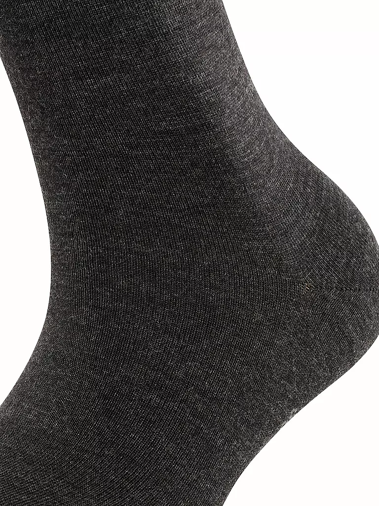 FALKE Socken Soft Merino anthrazit grau