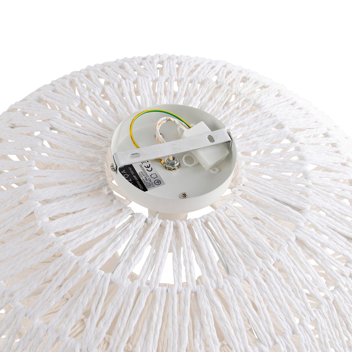 Smart retro plafondlamp wit incl. Wifi A60 - Lina