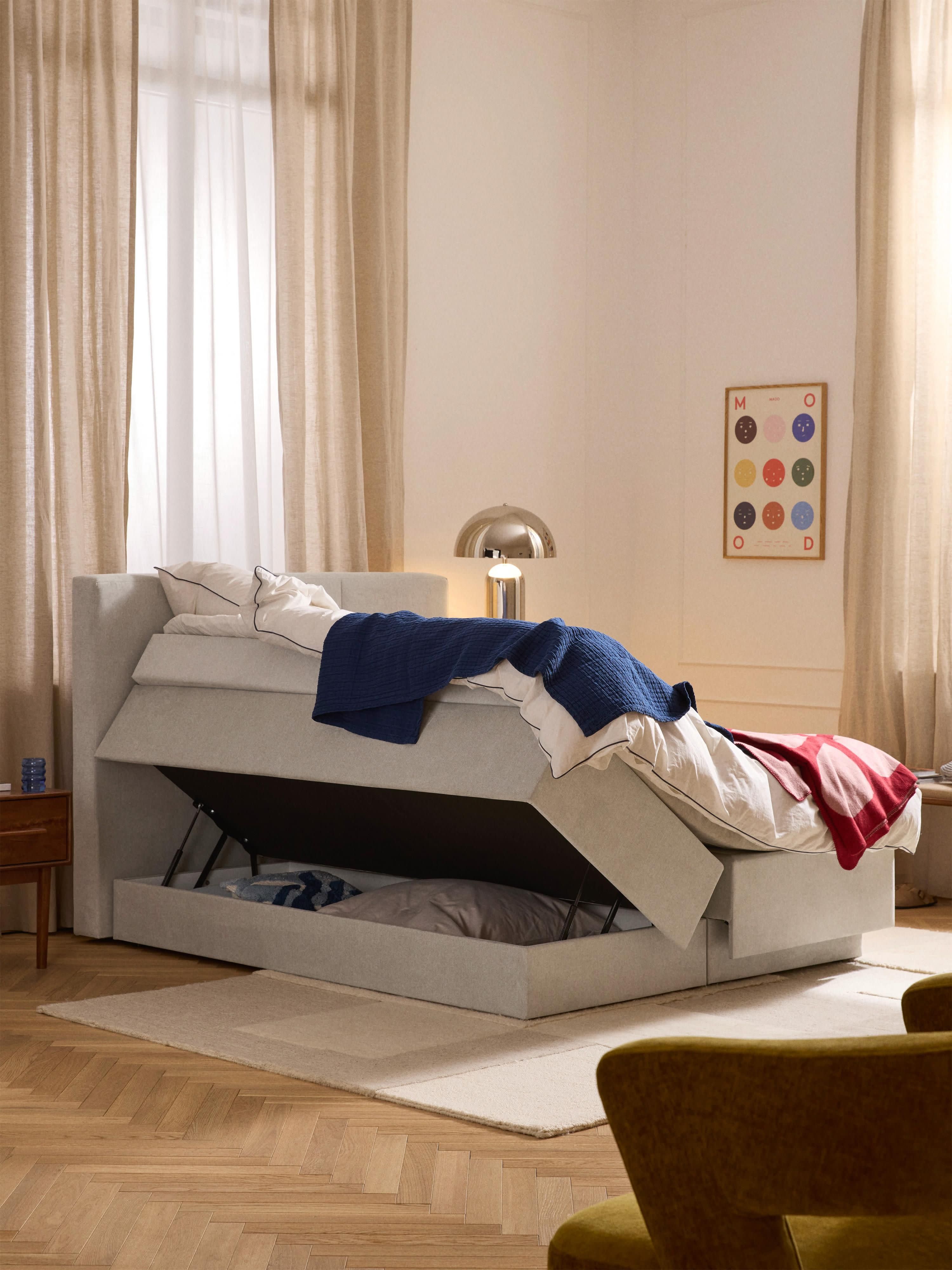 Divan bed Oberon met opbergruimte