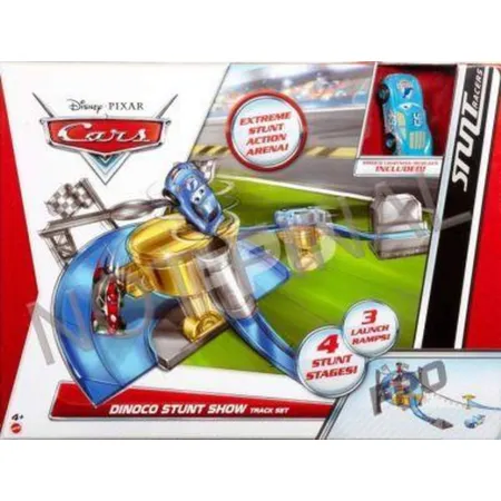 Mattel Disney Pixar Cars Dinoco Stunt Show Set, inkl. 1 Fahrzeug