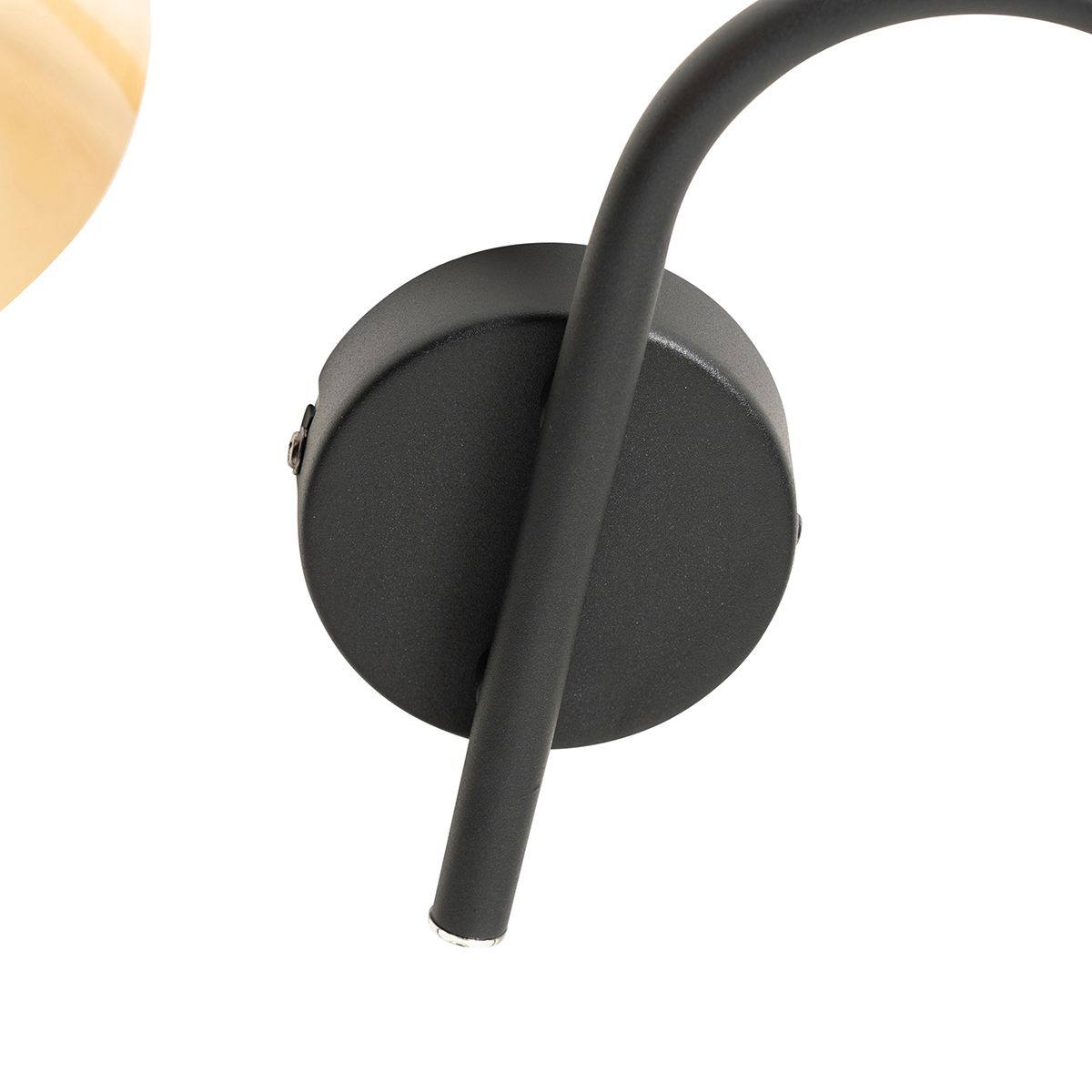 Moderne plafondlamp zwart en goud 3-lichts - Lofty