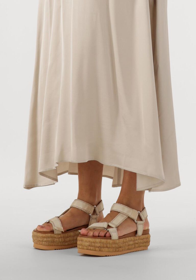beige blasz platte sandalen cls14351