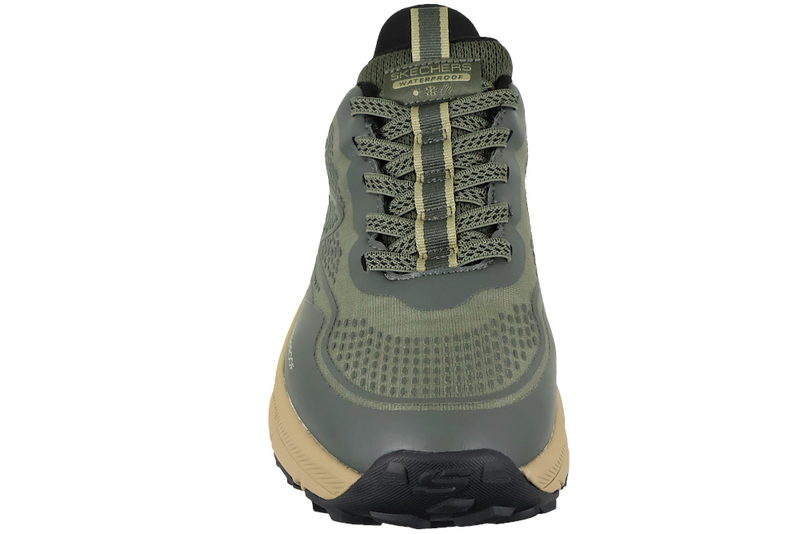 SKECHERS SWITCH BACK WELCH CREEK SLIP-INS SNEAKER I OLIVENGRØNT TEKSTIL