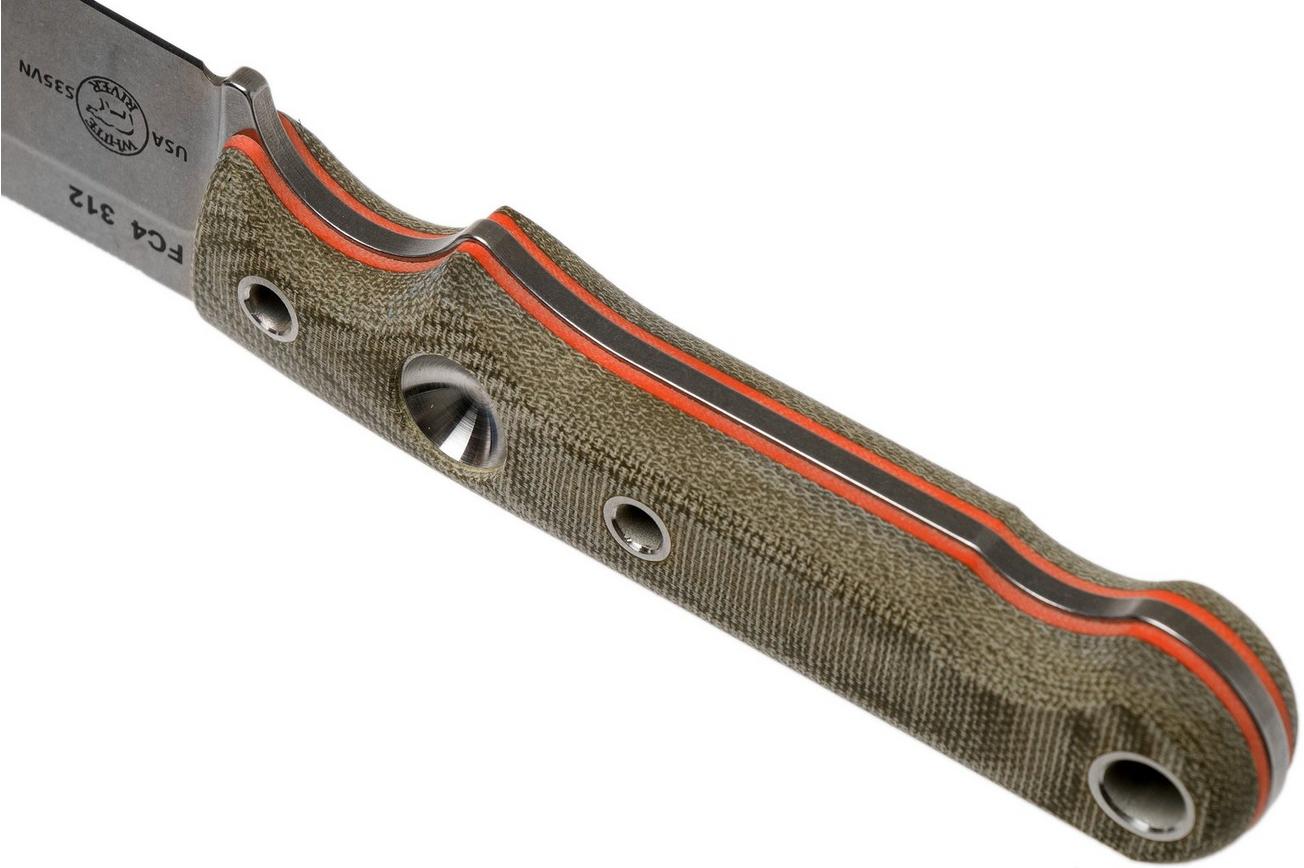 White River Knives FC4 Firecraft survivalmes, Kydex schede met firesteel
