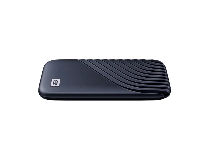 WD My Passport SSD WDBAGF0020BBL - SSD - krypteret - 2 TB - ekstern (bærbar) - USB 3.2 Gen 2 (USB-C stikforbindelse) - 256-bit AES - midnatsblå