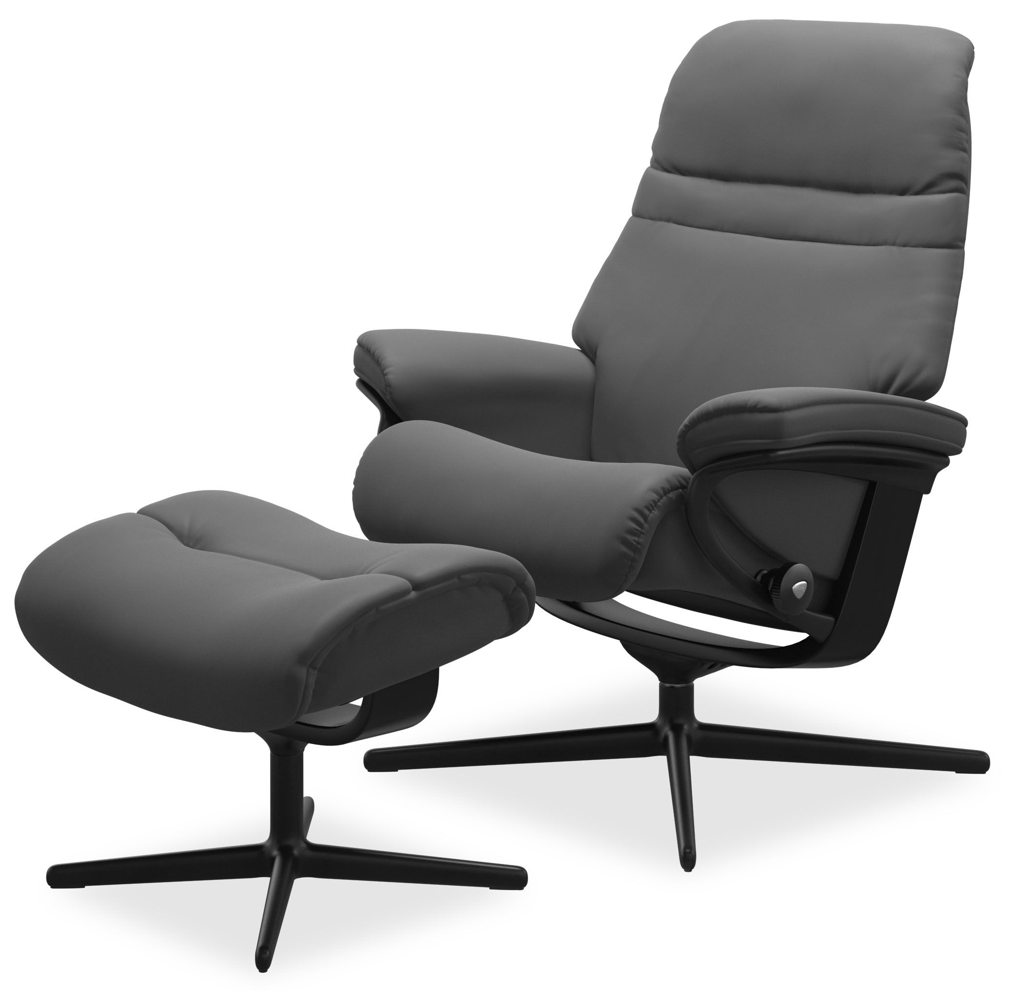 Relaxfauteuil + hocker Sunrise Cross  | StresslessB83 x D74 x H105 cm