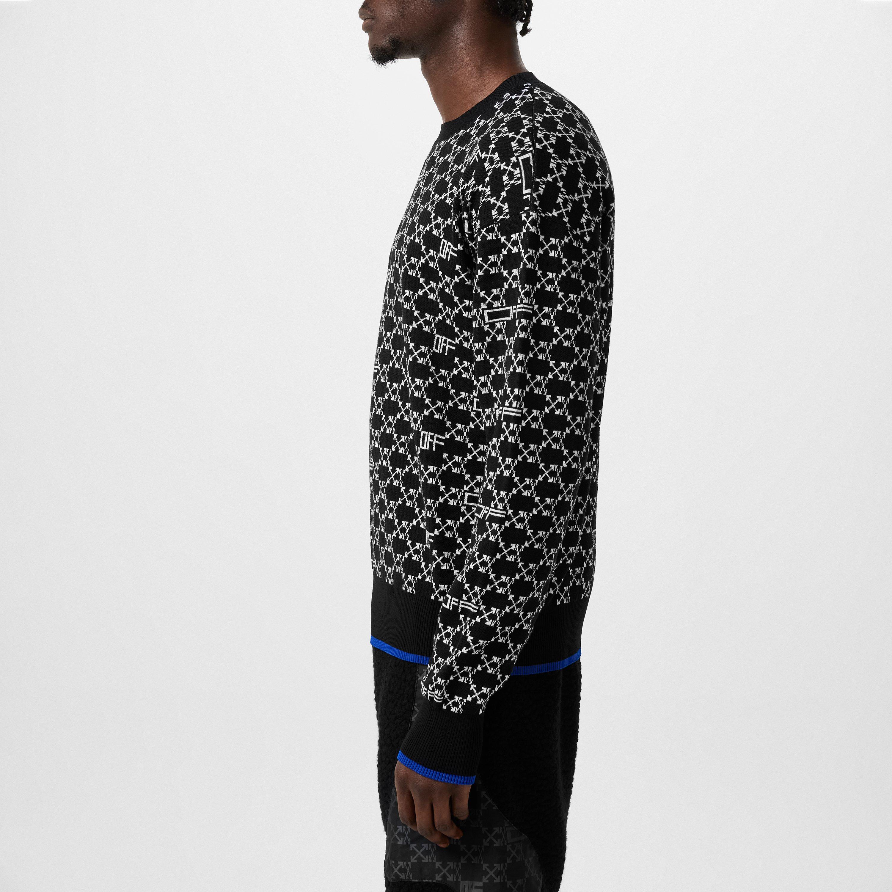 Off White All-Over Monogram Jumper