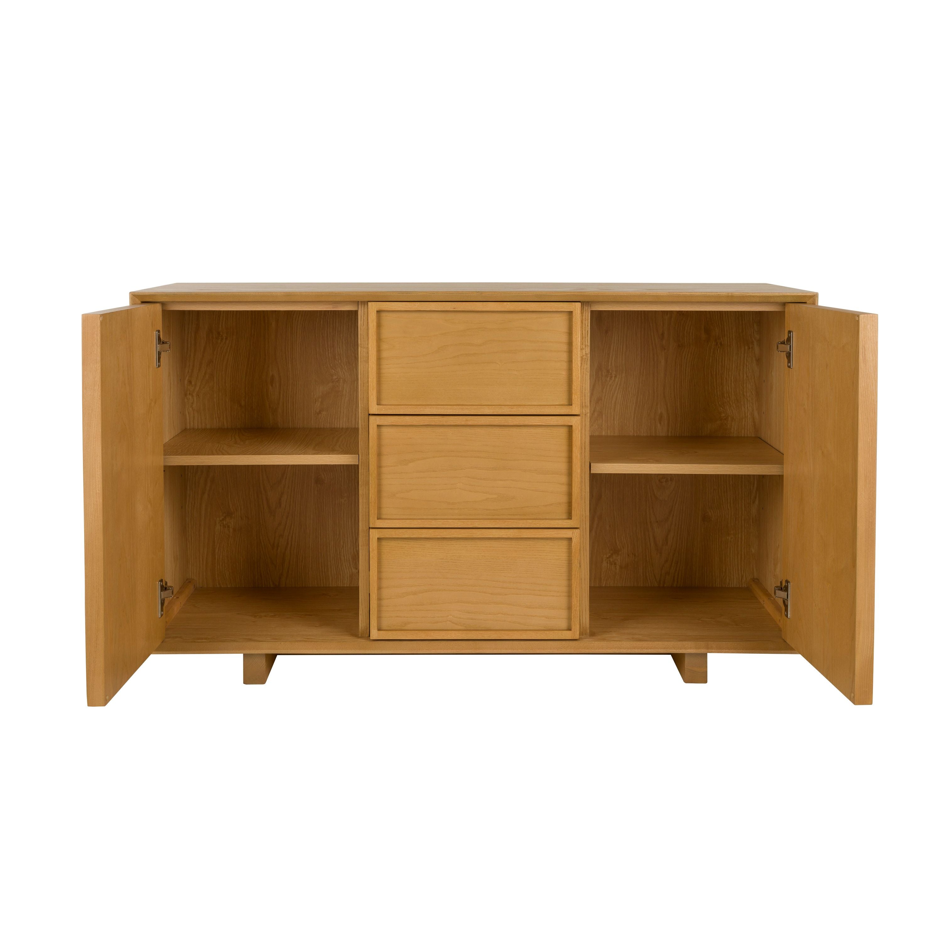 Zuiver Raster Dressoir Hoog Naturel