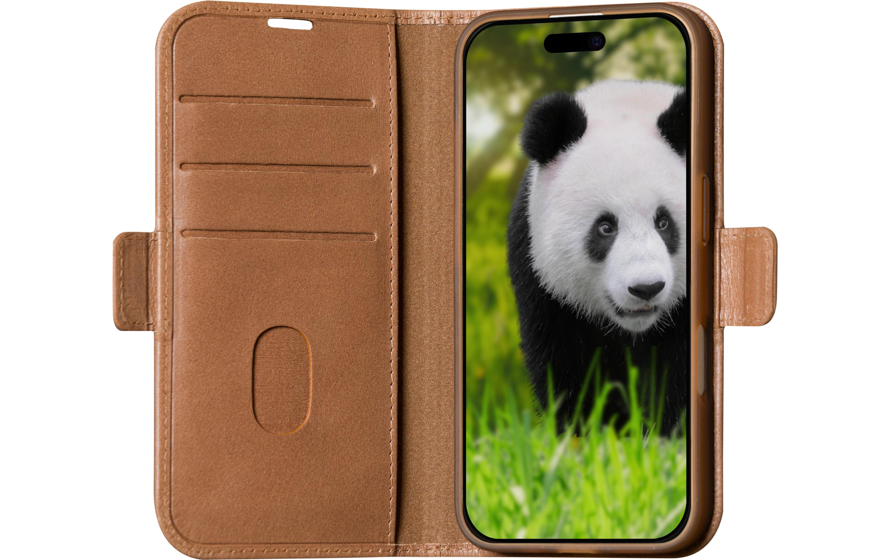 Book Cover Copenhagen iPhone 16 Plus BraunSchutzhülle für das Apple iPhone 16 Plus