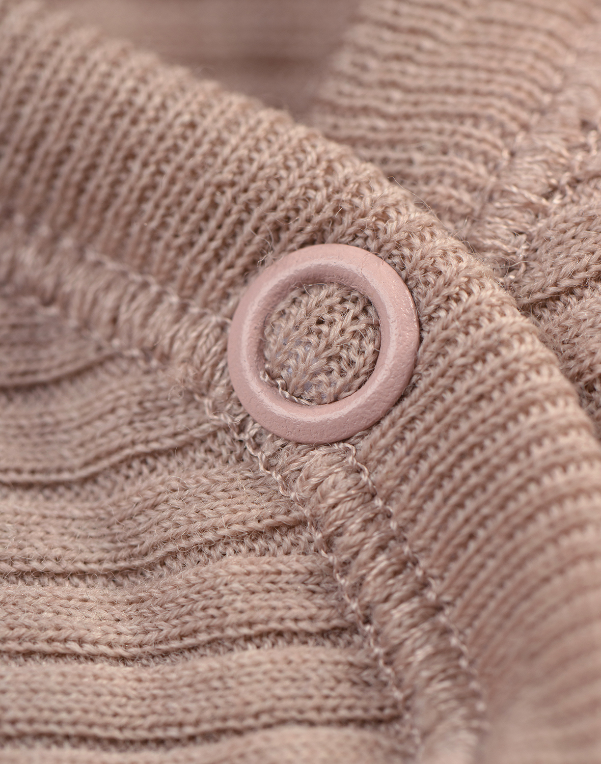Romper met lange mouw van merinowol voor baby's