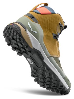 Chaussures de Randonnée Salewa Puez Mid Powertex Marron/Gris
