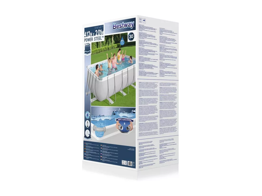 Piscine hors sol rectangulaire 4,12x2,01x1,22 m HAWI