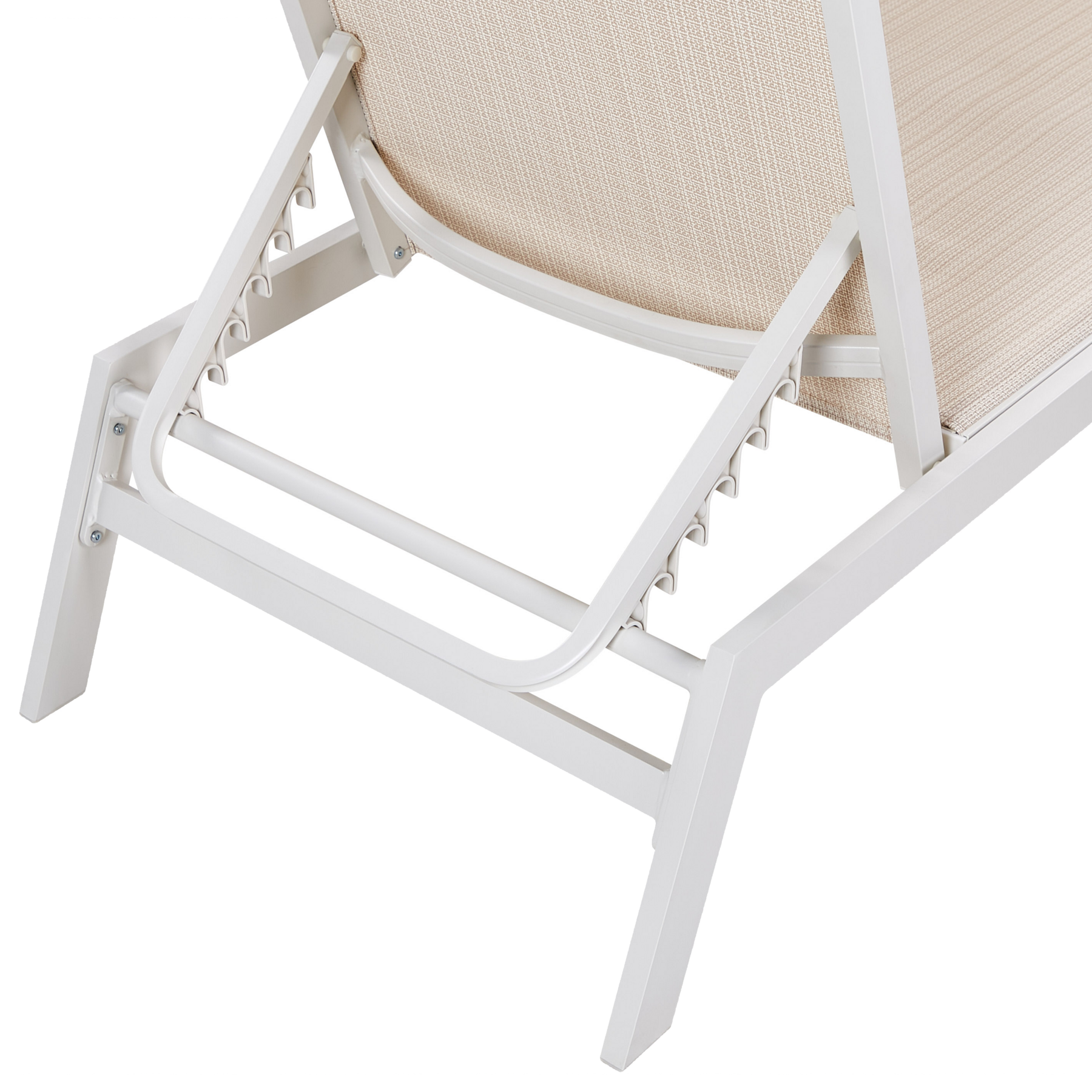 Beliani - CATANIA II  - Ligstoel - Beige - Aluminium
