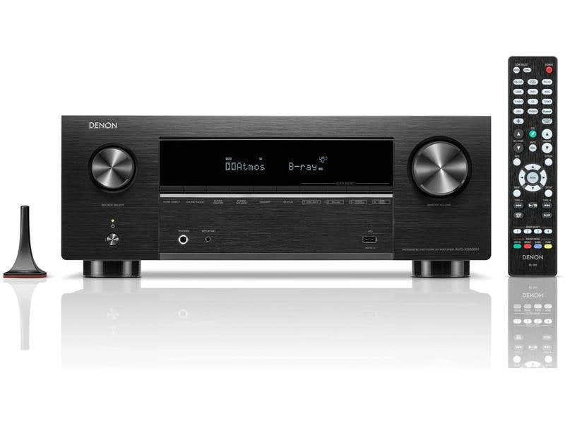 Denon AV-Verstärker AVC-X3800H Schwarz 9.4-Kanal-Verstärker mit 8K-Video und 3D-Audio
