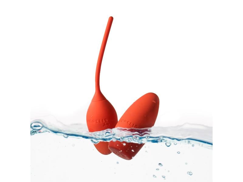 Amorelie Vibro Ei «Whirl» Kirsche Hochwertiges und kompaktes Sextoy