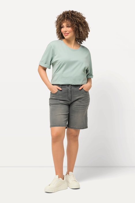 Jeansbermuda Mandy, 5-Pocket-Form, Komfortbund