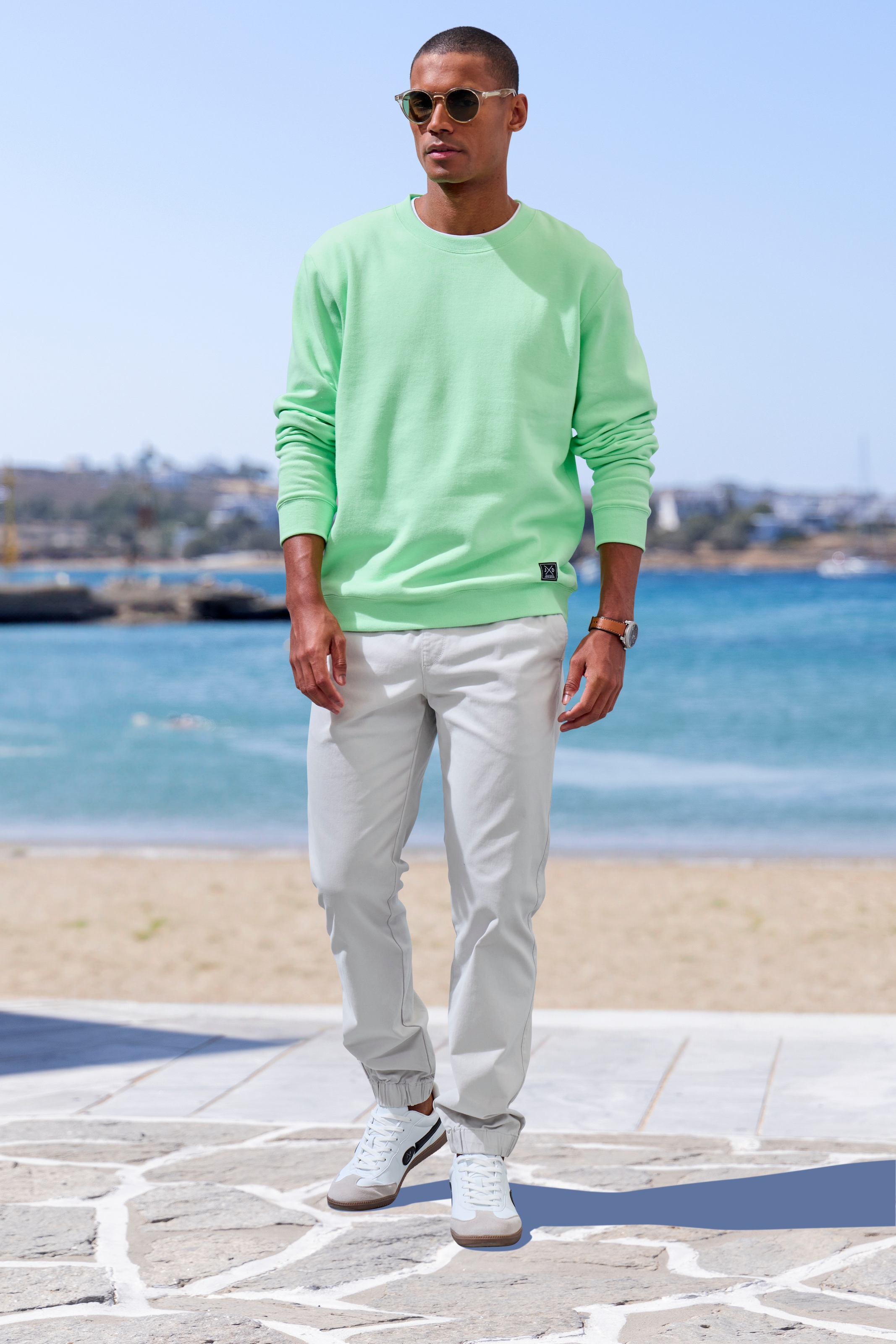 John Devin Jogger Pants »Jogg Pants«  aus elastischer Baumwoll-Qualität