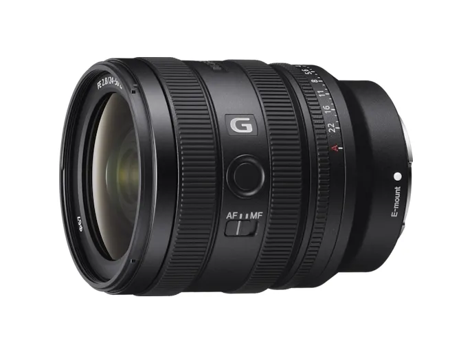 Sony SEL2450G - Zoomobjektiv - 24 mm - 50 mm - f/2.8 FE G - Sony E-mount - for Cinema Line; a VLOGCAM; a1; a1 II; a6700; a7 IV; a7C; a7C II; a7CR; a7R V; a7s III; a9 III