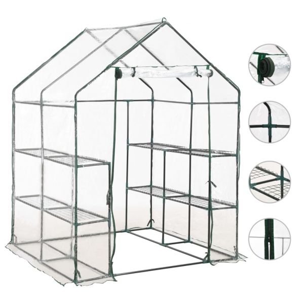Estufa com 8 Prateleiras 143x143x195 cm - 46914