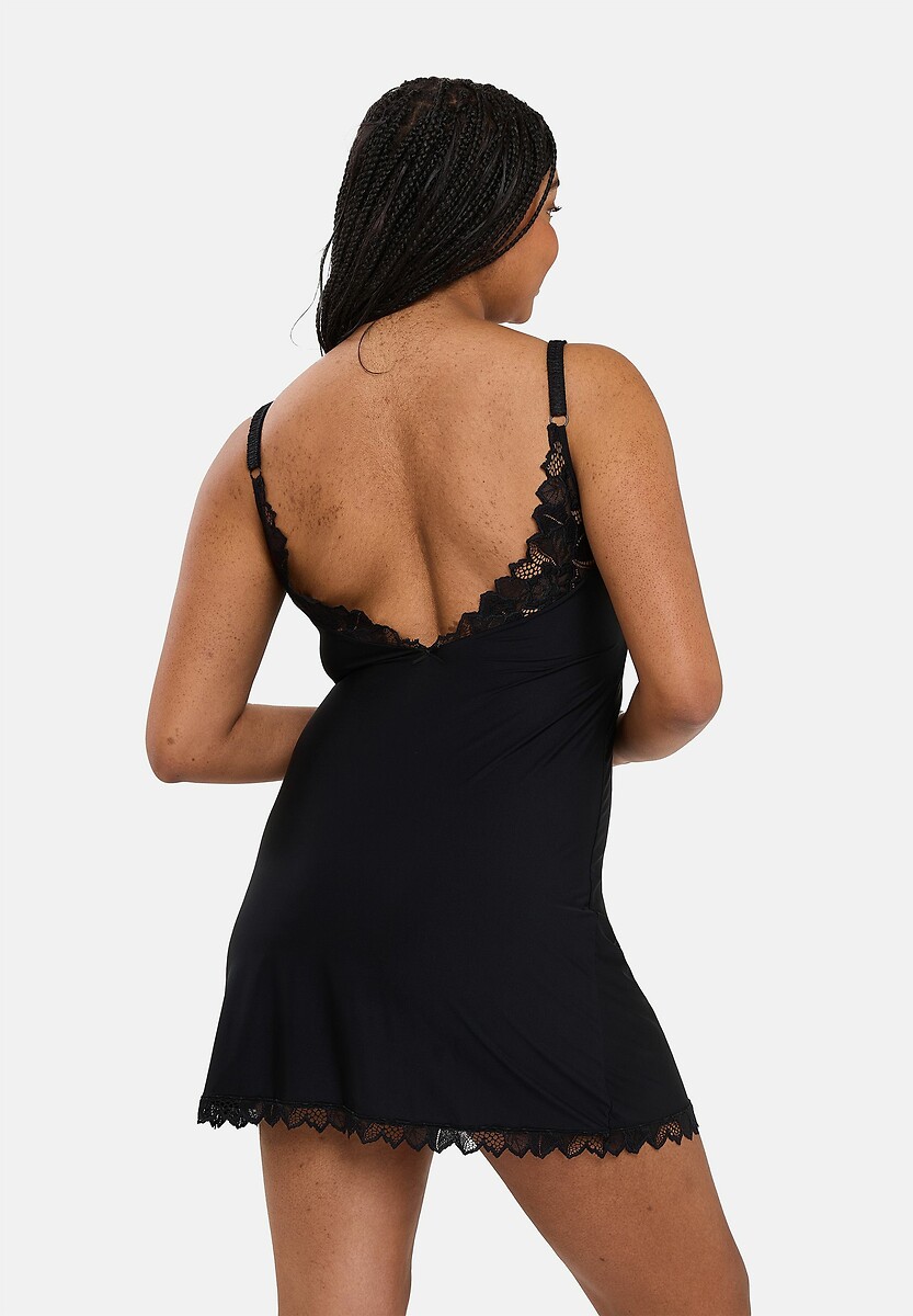 SANS COMPLEXE<br>Camisola de renda Arum e microfibra